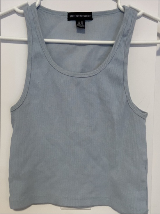 Streetwear Society Tops - Women's Light Blue Tank Top